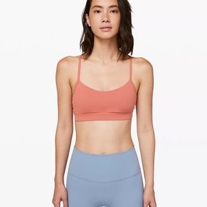 Lululemon flow y cherry tint sports bra